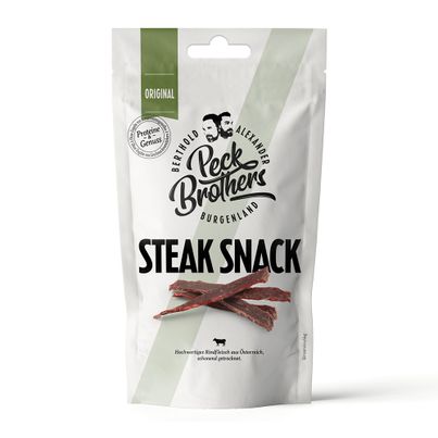 STEAK SNACK ORIGINAL 30g - Proteinreiches Trockenfleisch vom Rind mit Rosmarin - Getrocknetes High Protein Dörrfleisch