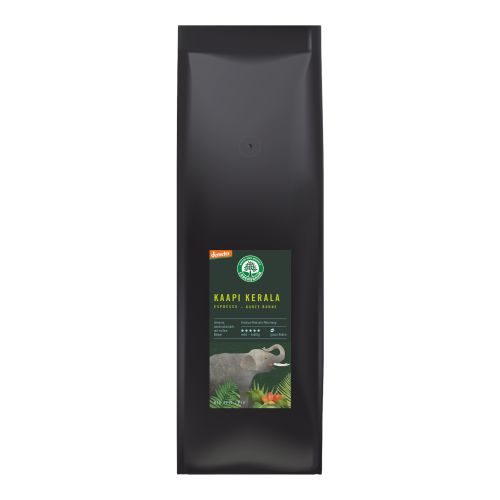 Bio Lebensbaum Kaapi Kerala Espresso ganze Bohne 1000g - Kaffee von Lebensbaum