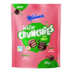 Manner Wafer Crunchies Dark Mix 130g