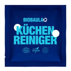 BIOBAULA Küchen-Reiniger Tabs - Einzelpackung 1 Stück - Plastikfreier und biologischer Mehrzweckreiniger für die Küche aus rein natürlichen Inhaltsstoffen