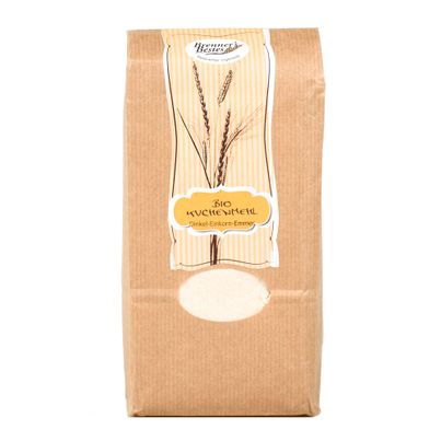 Bio Kuchenmehl 1kg vom Biohof Brenner
