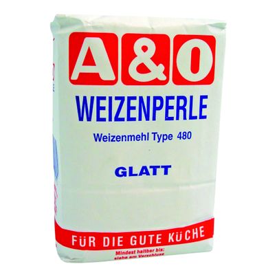 Weizenperle 480 glatt 1000g - 10er Vorteilspack von A&o