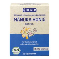 Bio Manukahonig Liquid-Sticks á 8g - 5er Vorteilspack von Hoyer