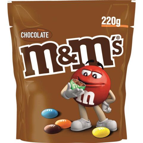 Mm chocolate stand-up pouch 220g from MM