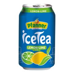 Eistee Lemon-Lime 330ml - 24er Vorteilspack von Pfanner