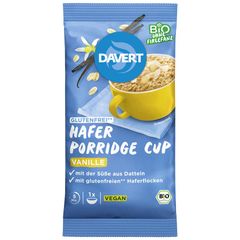 Bio Porridge Cup Vanille 65g - 8er Vorteilspack von Davert
