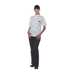 Damen Kochjacke Greta weiß 44 von Karlowsky Passion