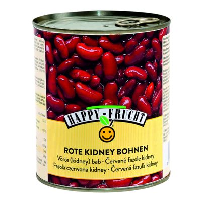 Rote Kidney Bohnen 800g von Happy Frucht