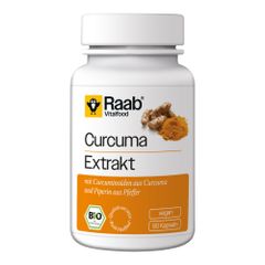 Bio Curcuma Extrakt Kapseln 90ct von Raab Vitalfood