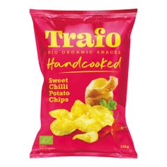 Bio handgekochte Sweet Chili Chips 125g - 10er Vorteilspack von Trafo