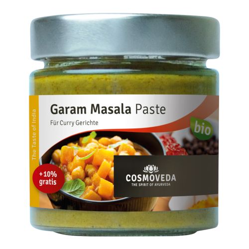 Organic Garam Masala Paste 175g - value pack of 6 from Cosmoveda