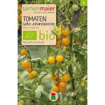 Bio Tomaten Gelbe Johannisbeere - 20 Korn Saatgut