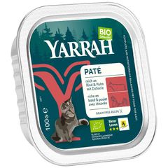 Bio Katze Rind mit Zichorie 100g - 16er Vorteilspack von Yarrah