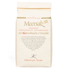 Meersalz mit Bio Knoblauch und Petersilie Nachfüllpackung 1000g von Khoysan