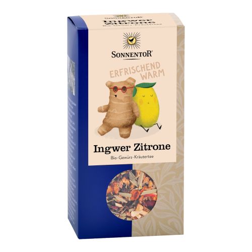 Organic Ginger Lemon 80g - value pack of 6 from Sonnentor