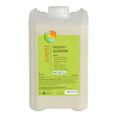 Bio Geschirrspülmittel Lemongras 5000ml von Sonett