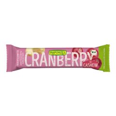 Bio Fruchtschnitte CranberryCashew 40g - 25er Vorteilspack von Rapunzel Naturkost