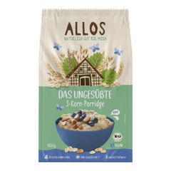 Bio Der Ungesüßte 3-Korn Porridge 500g - 6er Vorteilspack von Allos