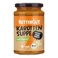 Bio Karottensuppe mit Ingwer 375ml - 6er Vorteilspack von Rettergut