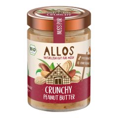 Bio Peanut Butter Crunchy 310g - 6er Vorteilspack von Allos