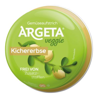 Veggie Kichererbsen Aufstrich 95g - 14er Vorteilspack von Argeta