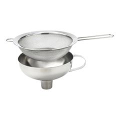 Stainless steel funnel with sieve insert - 1 piece from Isi