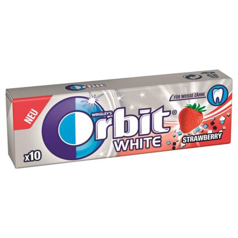 Orbit Chewing Gum White Strawberry sugar free 10s - value pack of 30 from Orbit