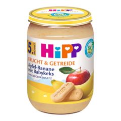 Bio Apfel-Banane mit Babykeks 190g - 6er Vorteilspack von Hipp