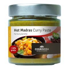 Bio Hot Madras Curry Paste 175g - 6er Vorteilspack von Cosmoveda