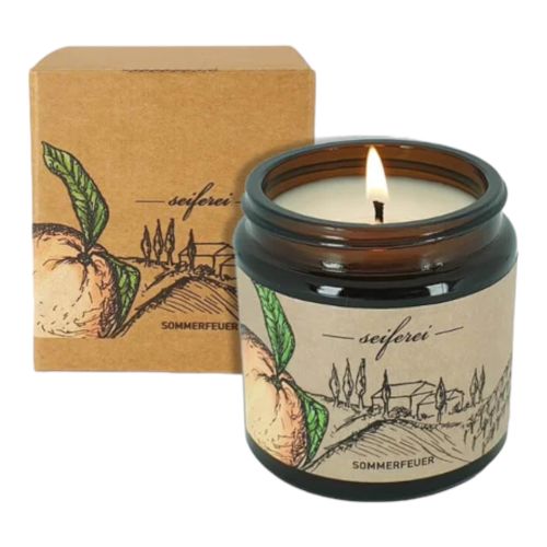 Massage and scented candle - Summer Fire 120ml from the soap shop