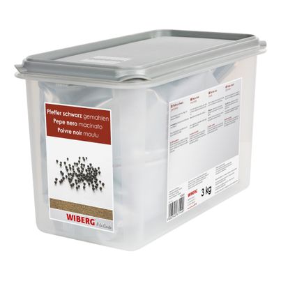 Pepper black ground ca3kg 7900ml from Wiberg
