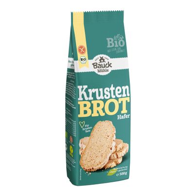 Bio Krustenbrot Hafer 500g - 6er Vorteilspack von Bauck Mühle