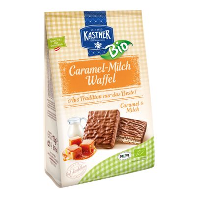 Bio Caramel-Milch Waffeln 175g - 6er Vorteilspack von Kastner Franz