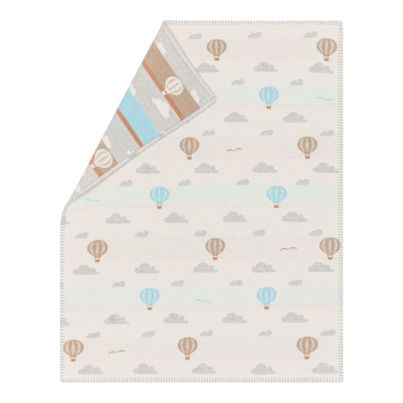 Baby Blanket Balloons Color Offwhite 70x90cm by David Fussenegger