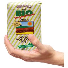 Bio Roggen Vollkorn-Mehl 1000g - 10er Vorteilspack von Dyk-Mühle