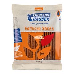 Bio Dinkelvollkorn Sticks 100g - 12er Vorteilspack von Erdmannhauser