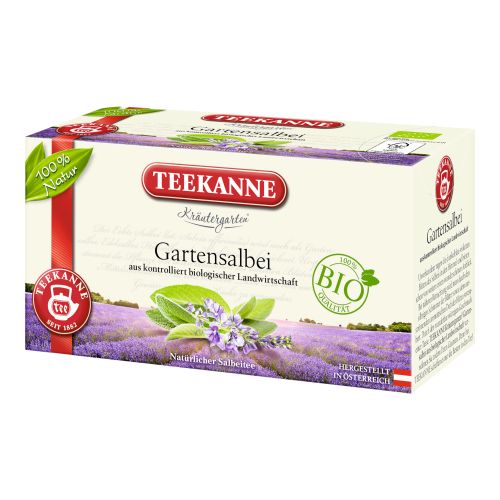 Bio Kräutergarten Gartensalbei Tee 20 Beutel von Teekanne