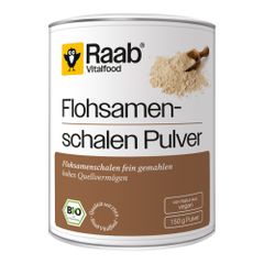 Bio Flohsamenschalen fein gemahl. 150g - 6er Vorteilspack von Raab Vitalfood