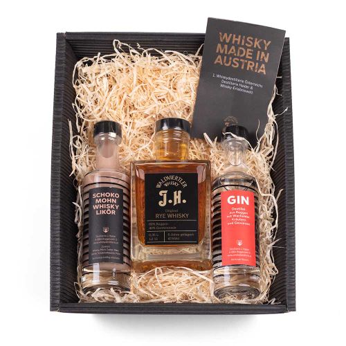 Whisky - Gin Geschenksbox von der Whiskyerlebniswelt Haider