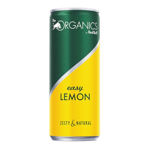 Organic Red Bull Organics Easy Lemon 250ml - value pack of 24 from Red Bull