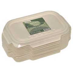 Zuckerrohr Deckel für Schale 1l 25Stück von Belesse