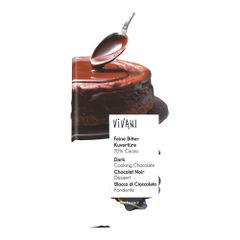 Bio Feine Bitter Kuvertüre 150g - 12er Vorteilspack von Vivani