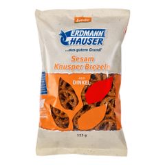 Bio Dinkel Knusperbrezeln 125g - 12er Vorteilspack von Erdmannhauser