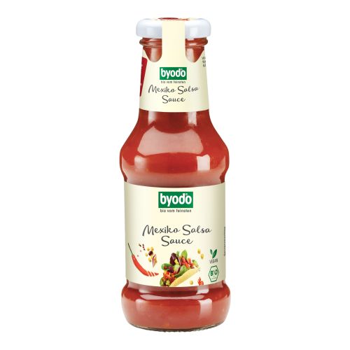 Organic Mexico Salsa Sauce 250ml - value pack of 6 from Byodo