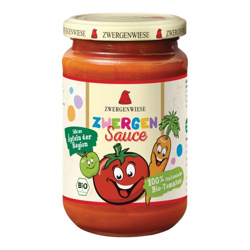 Organic dwarf sauce (with apples) 340ml - value pack of 6 from Zwergenwiese