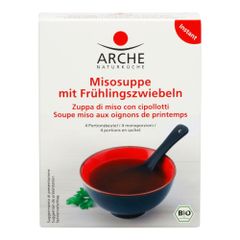 Bio Misosuppe Frühlingszwiebeln 40g - 6er Vorteilspack von Arche