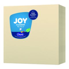 Servietten cream 4lg 40x40cm 50ct von Duni