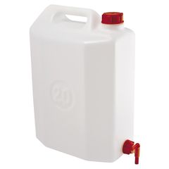 Kanister Weiss mit Hahn 20000ml von Plastibac