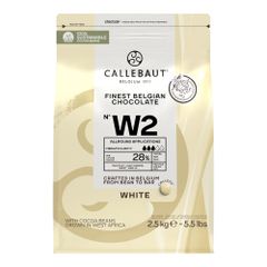 Kuvertüre weiss Linsenform 2500g von Callebaut