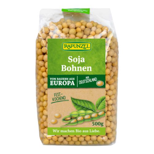 Bio Sojabohnen aus Deutschland 500g - 6er Vorteilspack von Rapunzel Naturkost